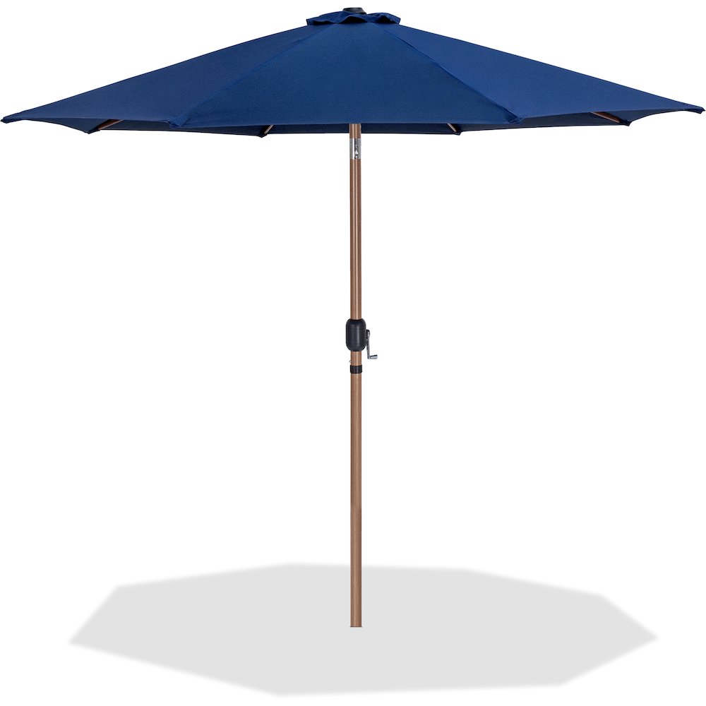 Fiji Navy Fabric Patio Umbrellas. Picture 1