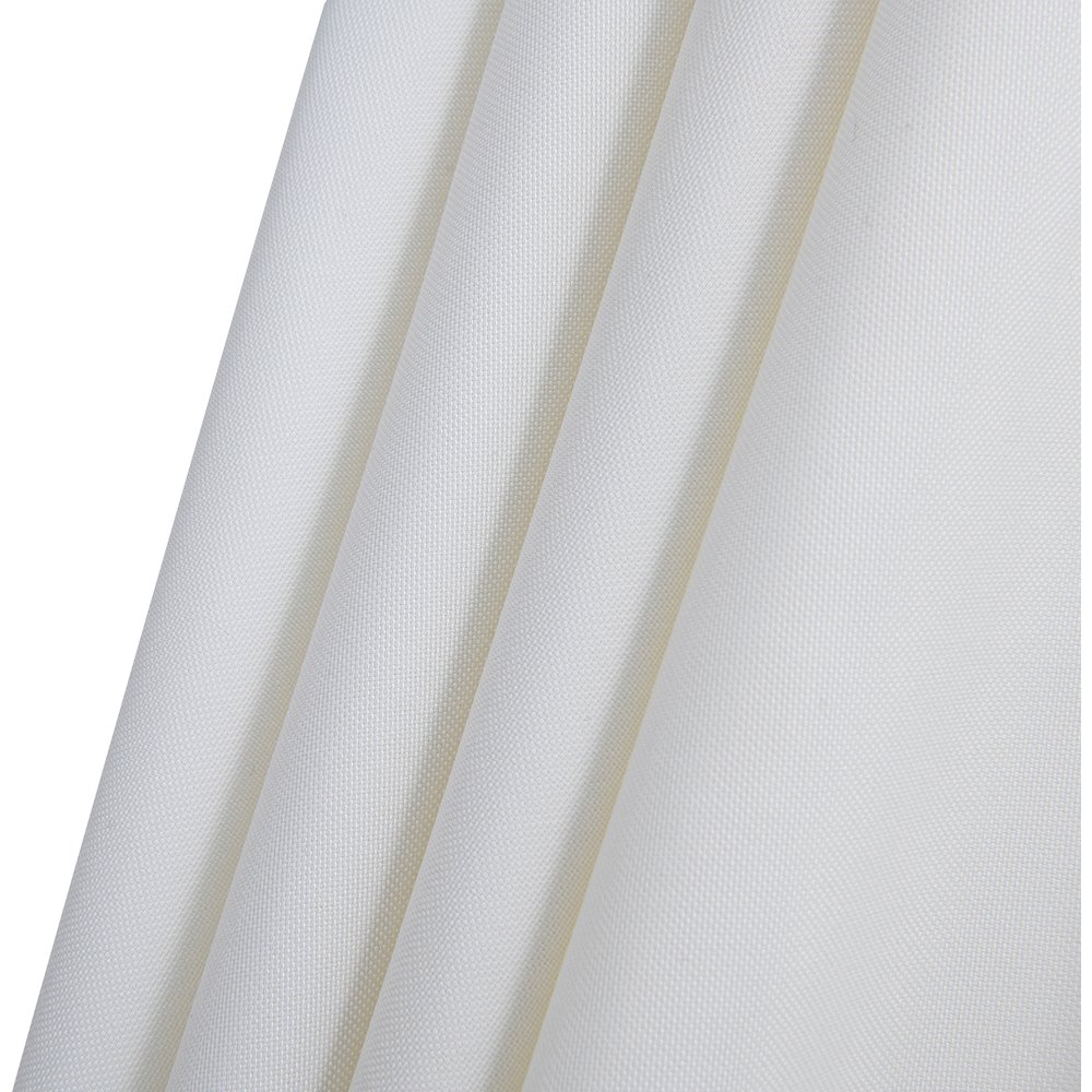 Fiji White Fabric / Teak Aluminum Patio Umbrella with Base Sets. Picture 17