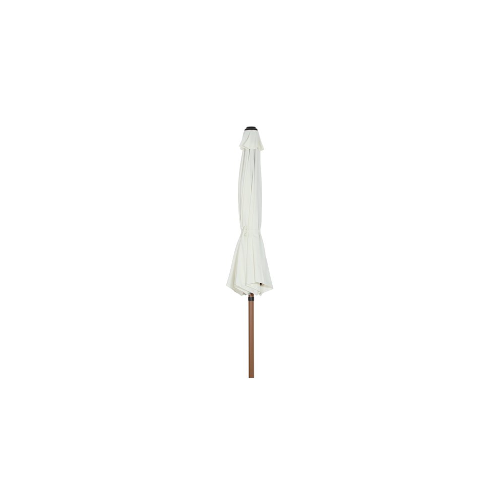 Fiji White Fabric Patio Umbrellas. Picture 2