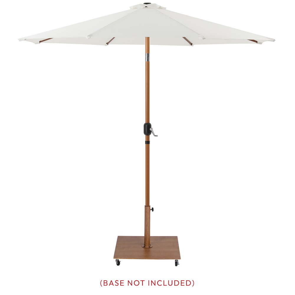 Fiji White Fabric Patio Umbrellas. Picture 8