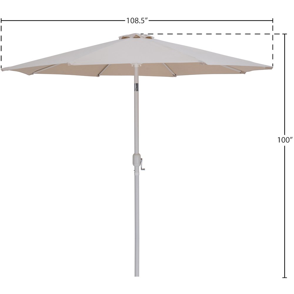 Fiji Beige Fabric Patio Umbrellas. Picture 9