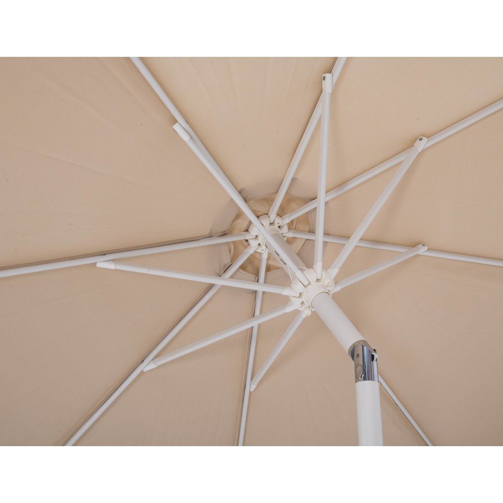 Fiji Beige Fabric Patio Umbrellas. Picture 6