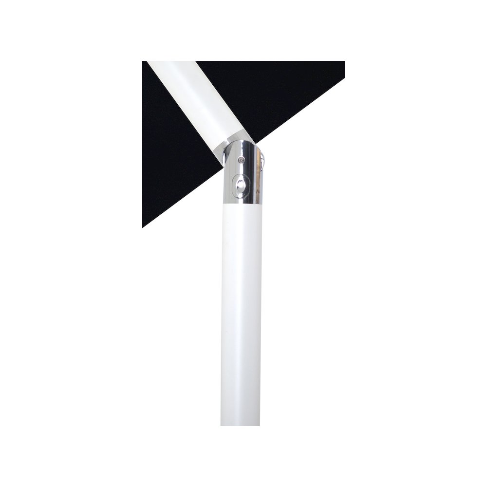 Fiji Black Fabric Patio Umbrellas. Picture 5