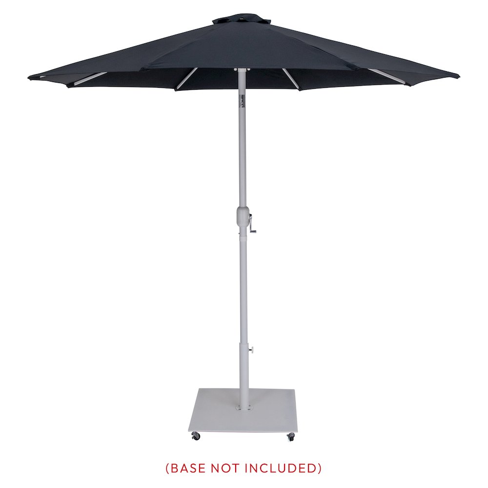 Fiji Black Fabric Patio Umbrellas. Picture 8