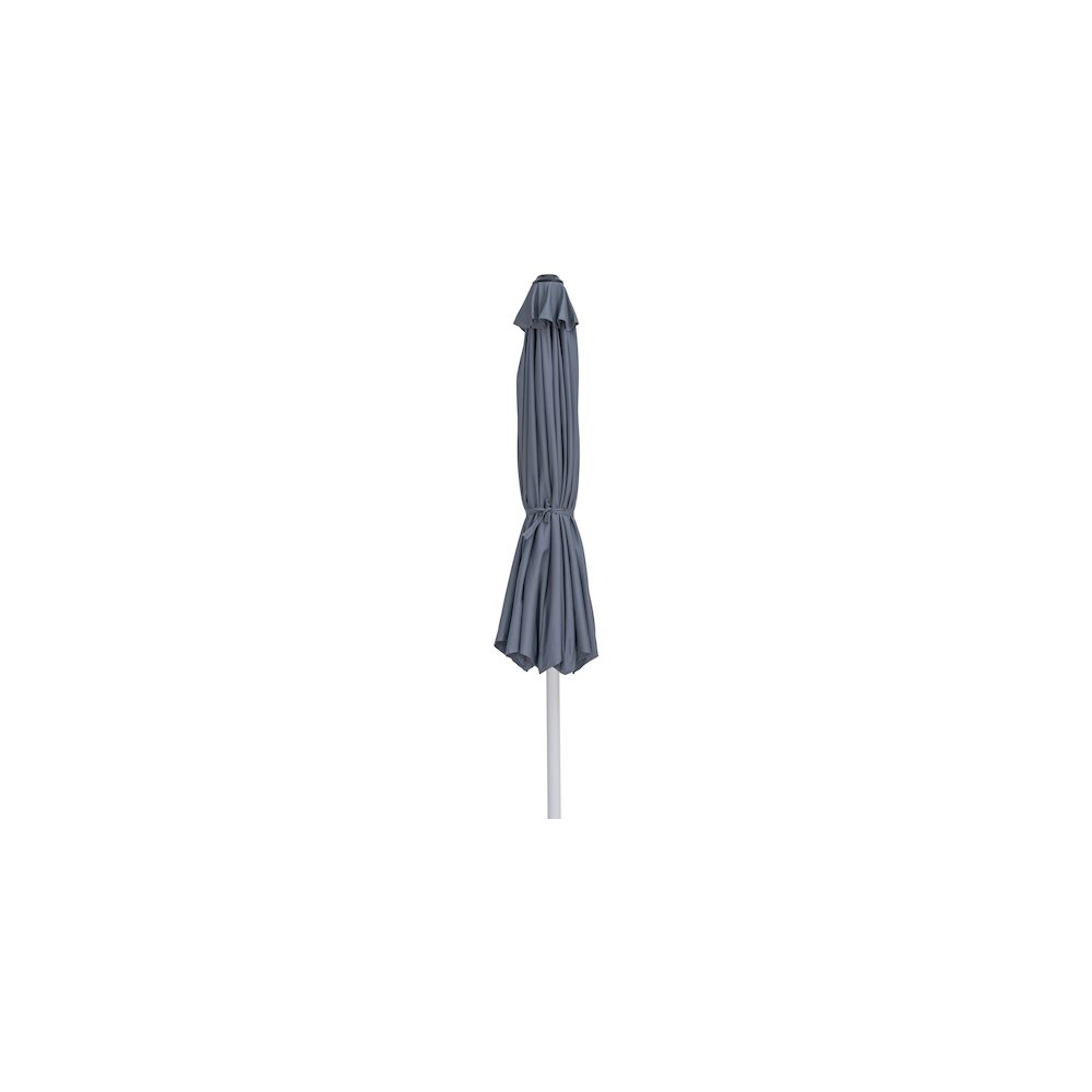 Fiji Grey Fabric Patio Umbrellas. Picture 2