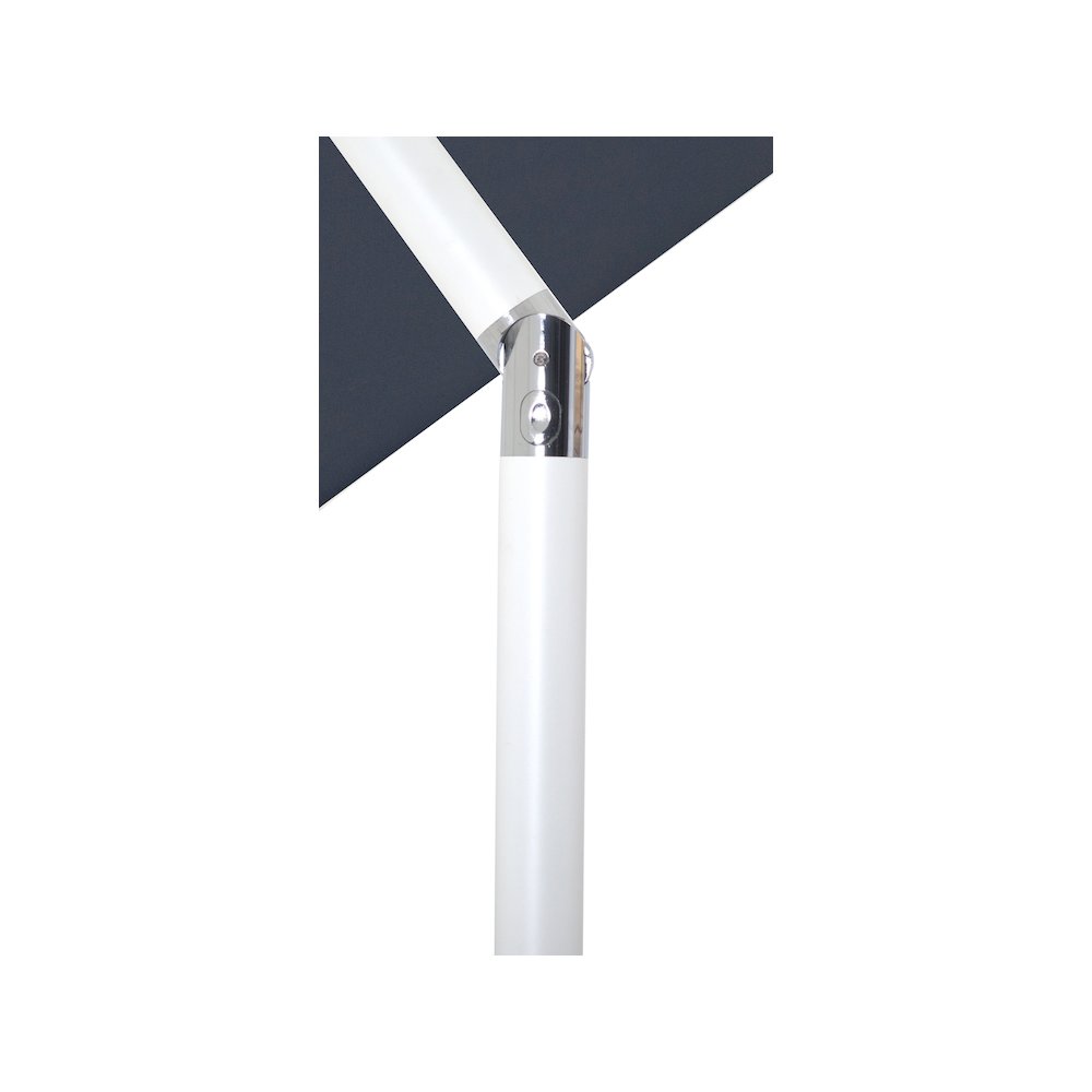 Fiji Grey Fabric Patio Umbrellas. Picture 5
