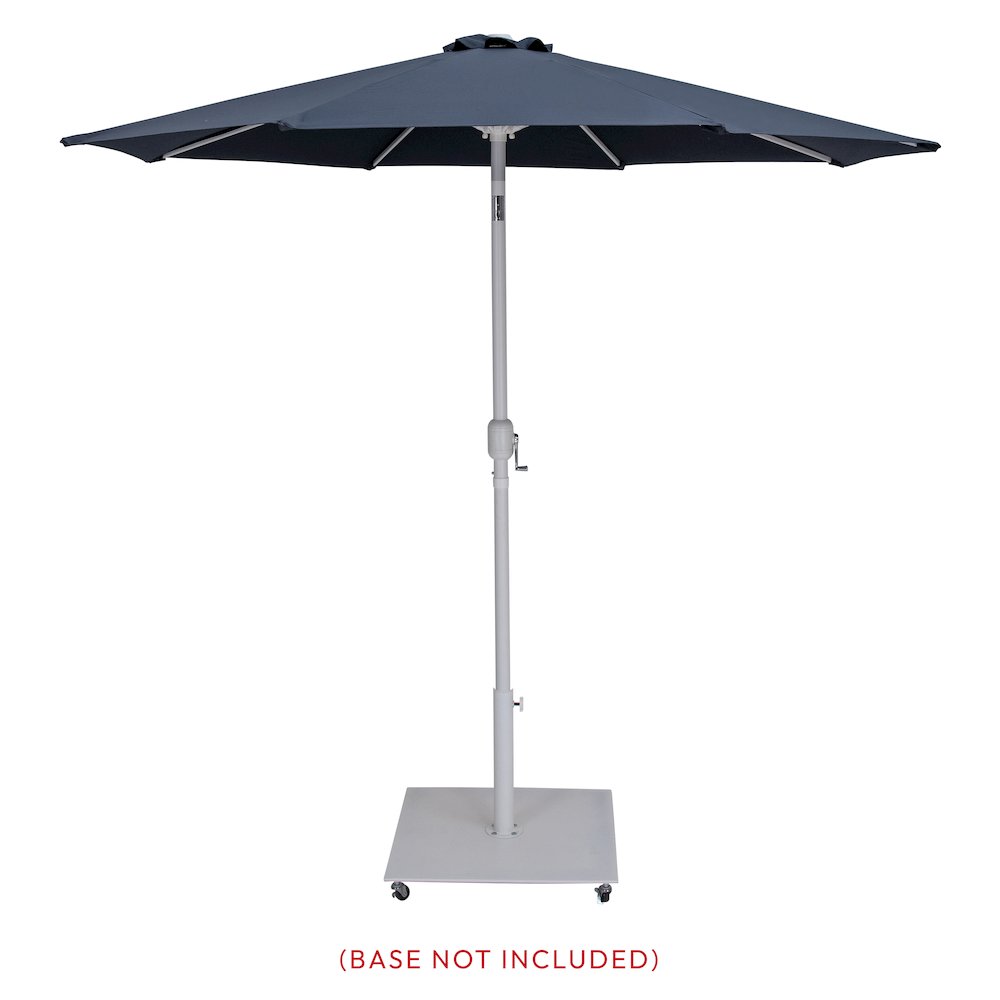 Fiji Grey Fabric Patio Umbrellas. Picture 8