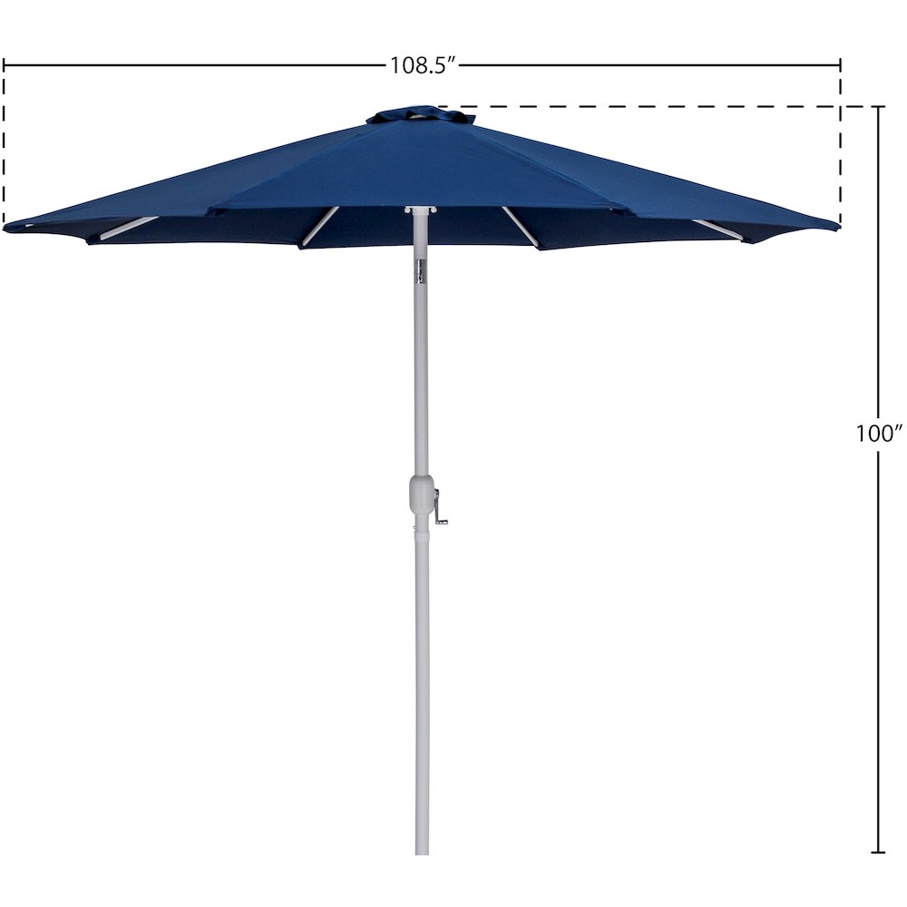 Fiji Navy Fabric Patio Umbrellas. Picture 9