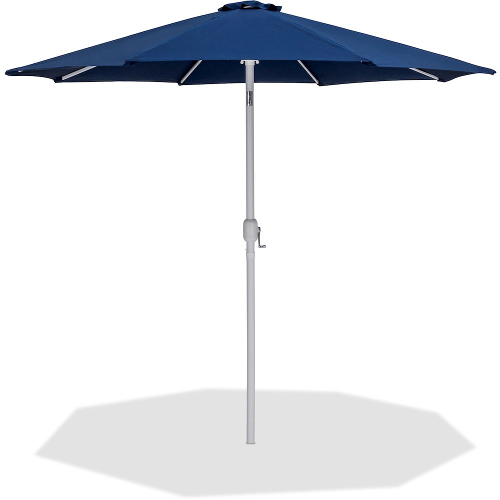Fiji Navy Fabric Patio Umbrellas. Picture 1