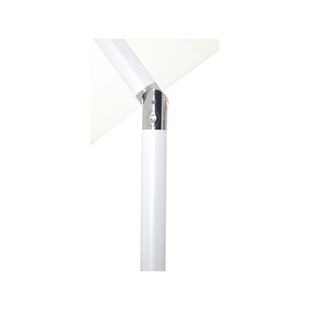 Fiji White Fabric Patio Umbrellas. Picture 5