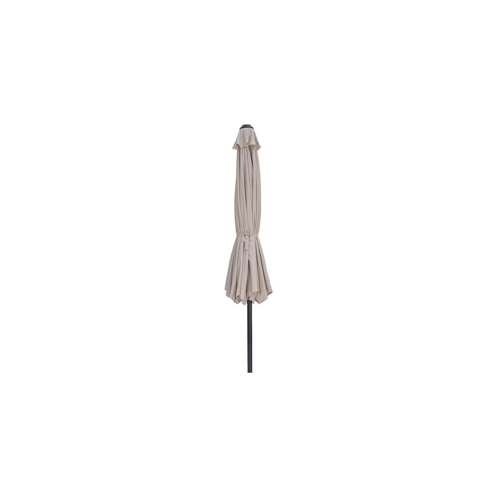 Fiji Beige Fabric Patio Umbrellas. Picture 2