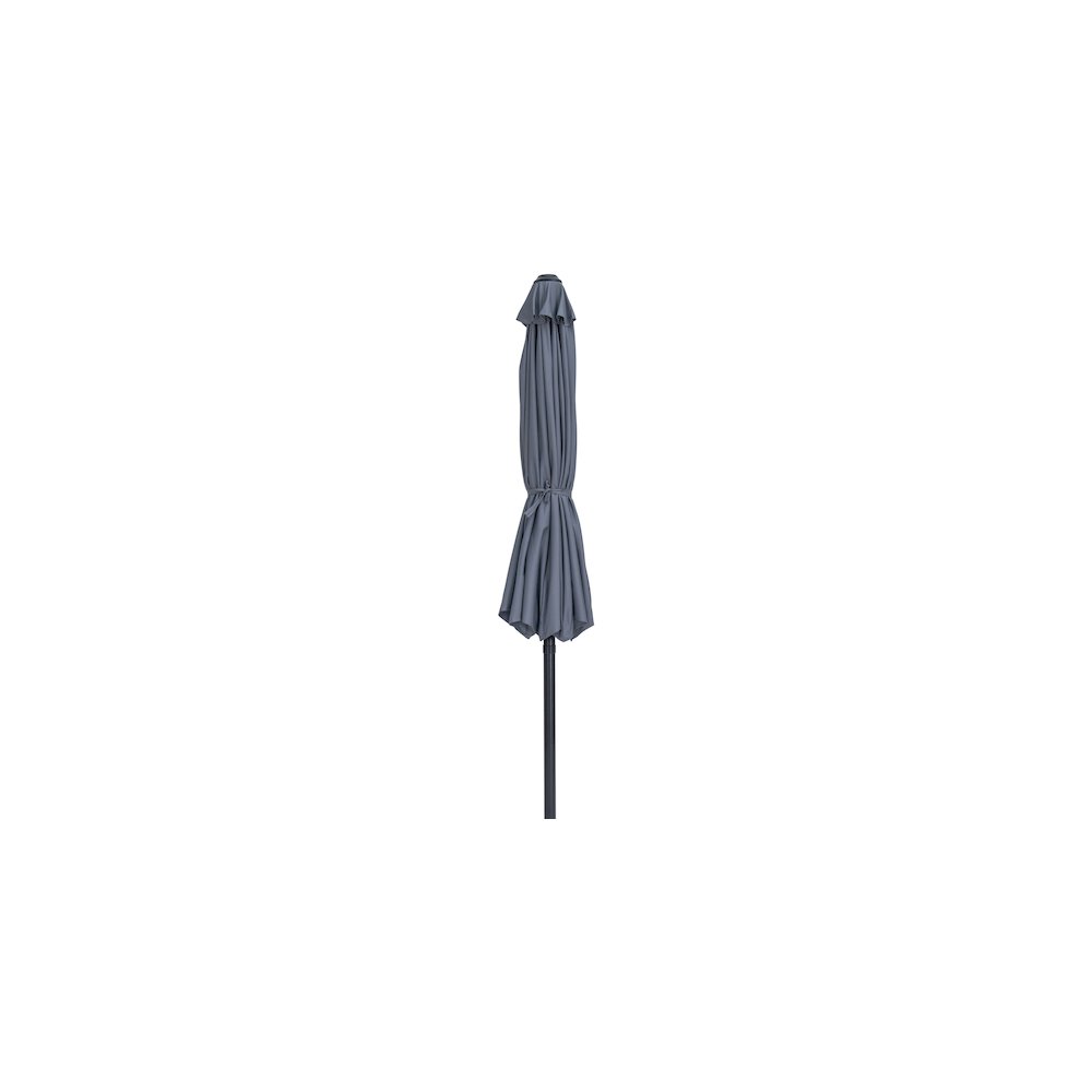 Fiji Grey Fabric Patio Umbrellas. Picture 2