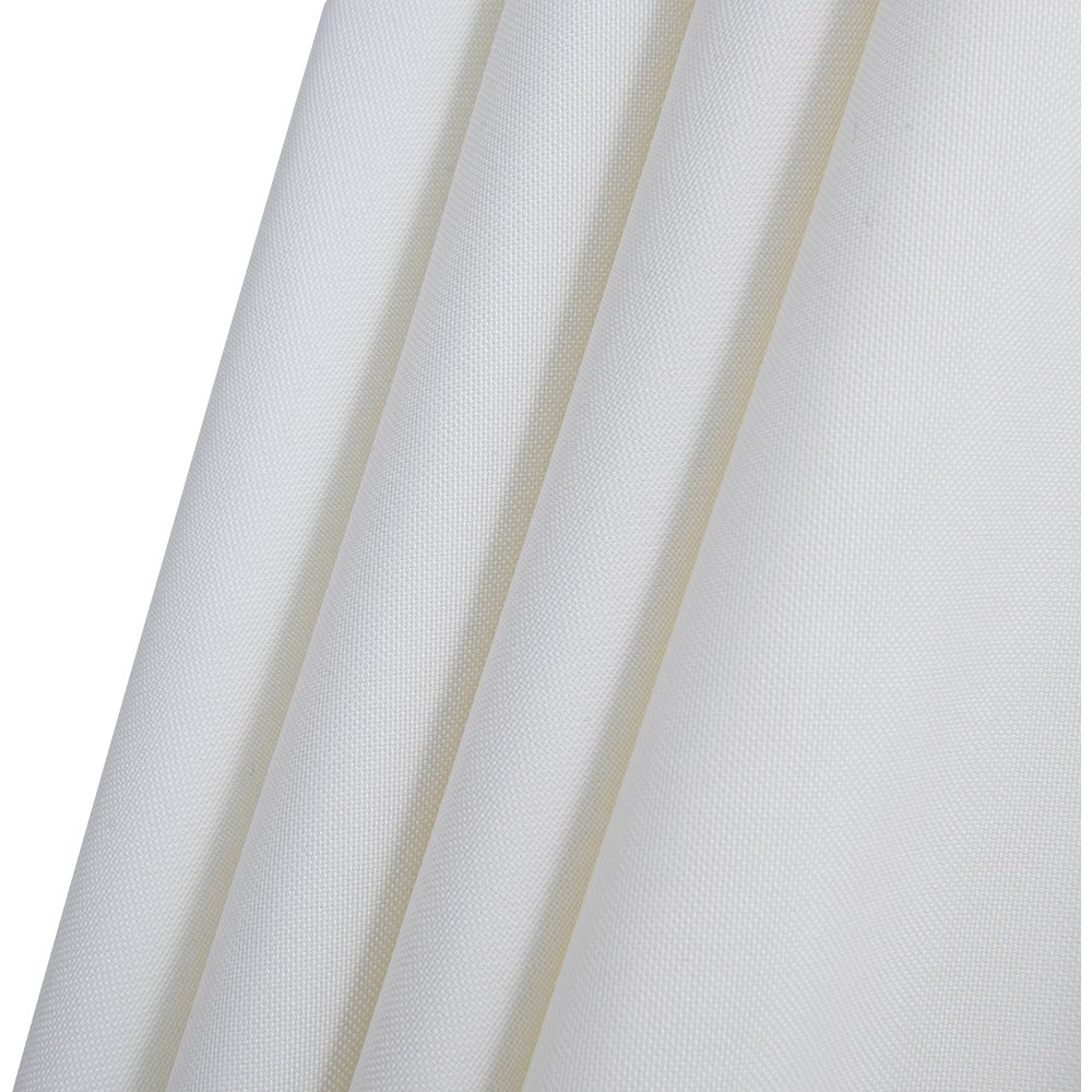 Fiji White Fabric / Matte Black Aluminum Patio Umbrella with Base Sets. Picture 16