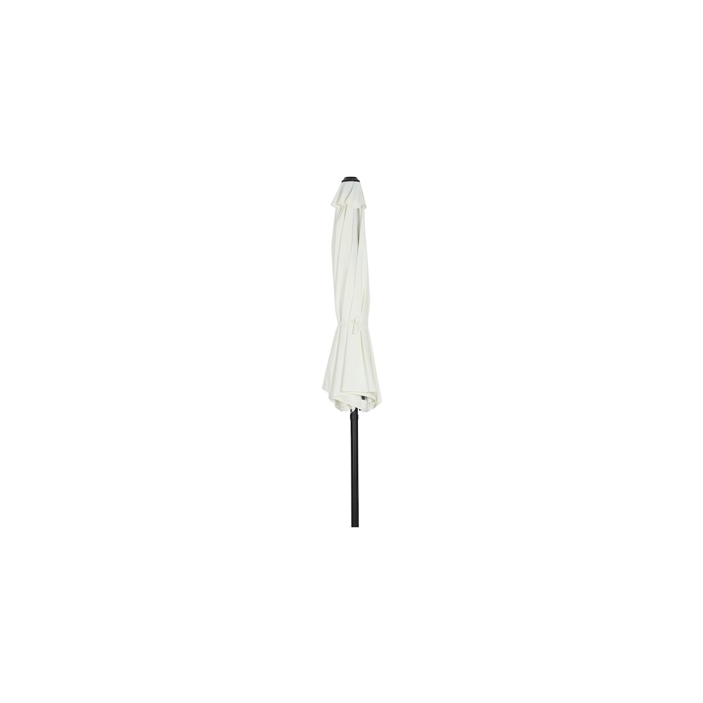 Fiji White Fabric Patio Umbrellas. Picture 2