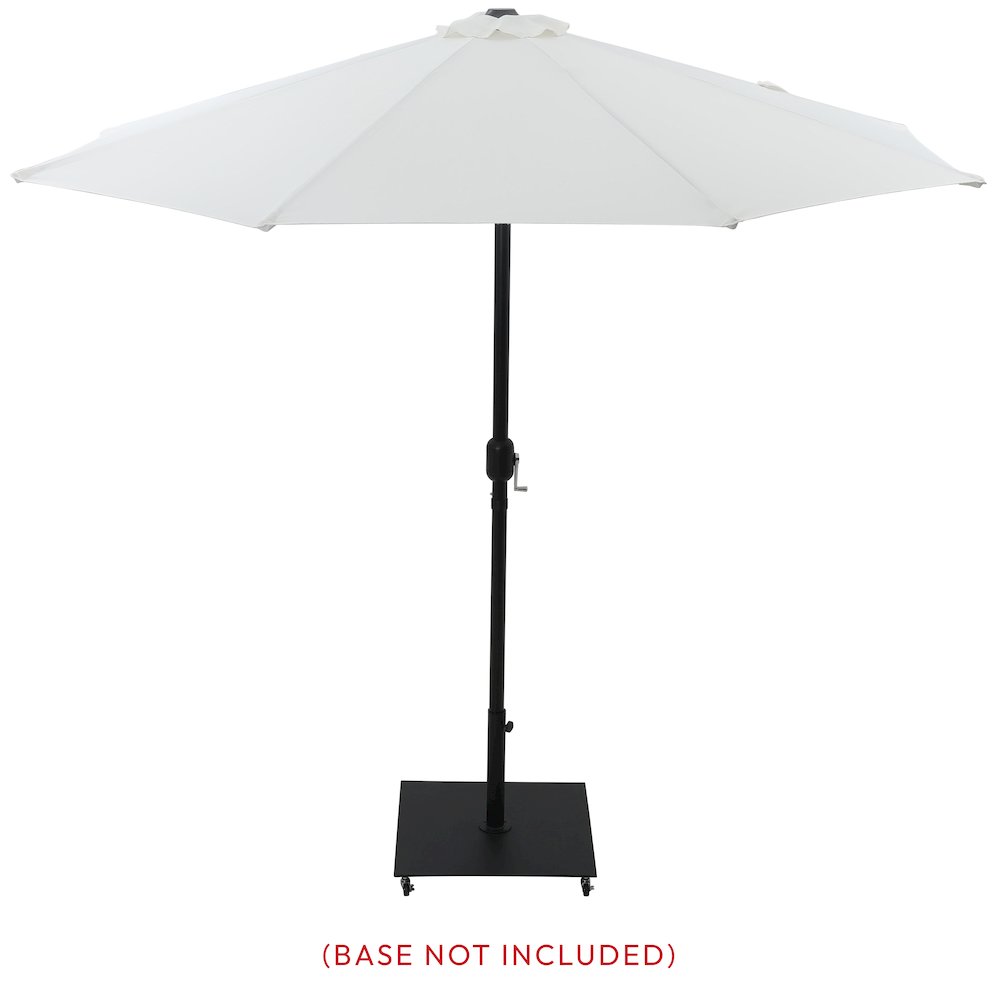 Fiji White Fabric Patio Umbrellas. Picture 8
