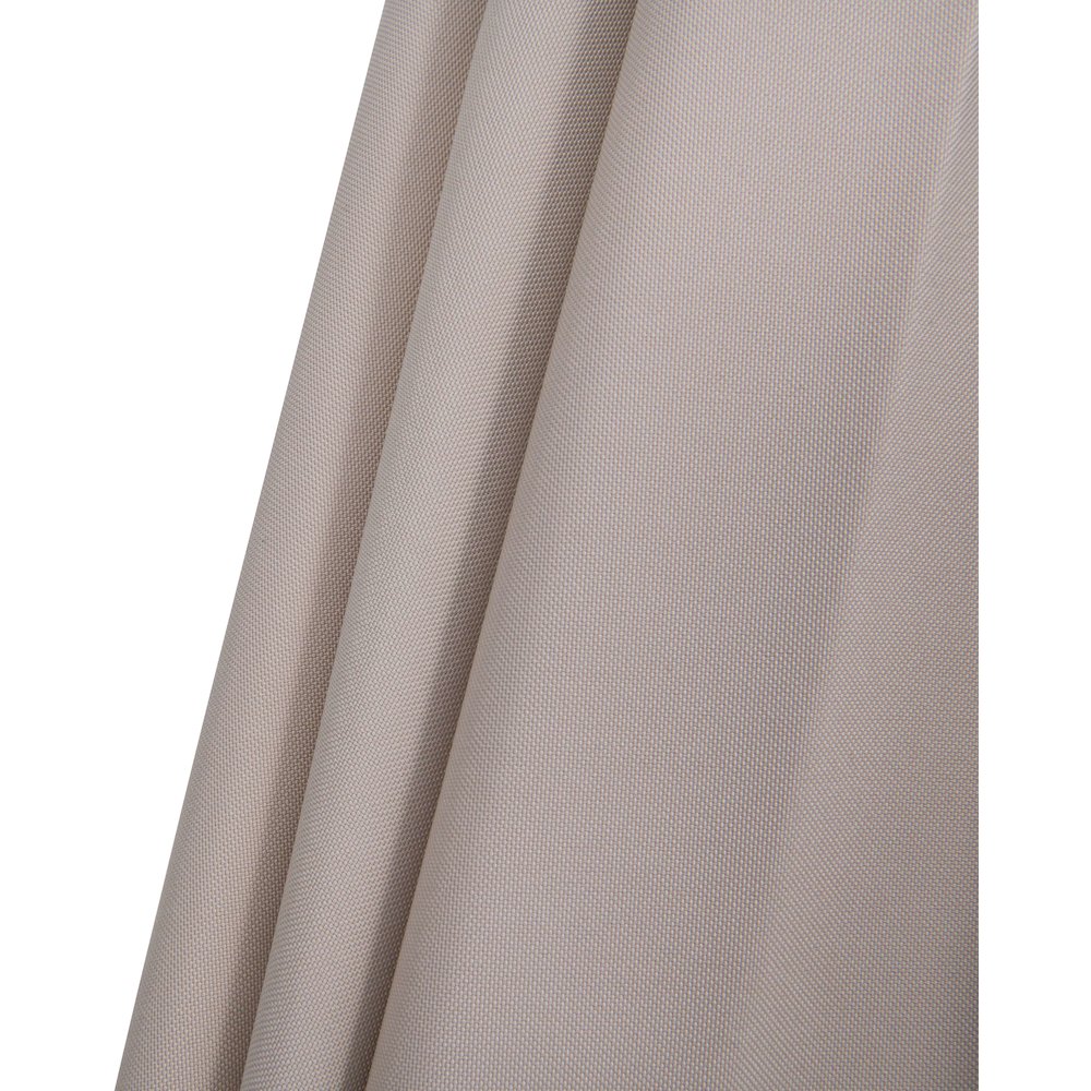 Amalfi Beige With Cream Piping / Teak Metal Patio Umbrella with Base Sets. Picture 16