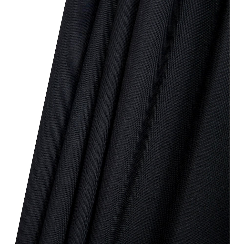 Amalfi Black With Cream Piping / Matte White Metal Patio Umbrella with Base Sets. Picture 14