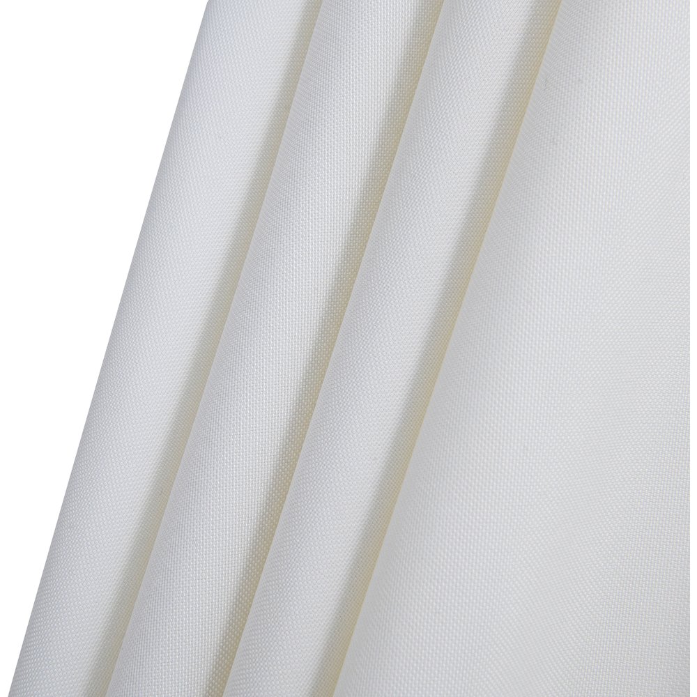 Amalfi White With Black Piping / Matte Black Metal Patio Umbrella with Base Sets. Picture 16