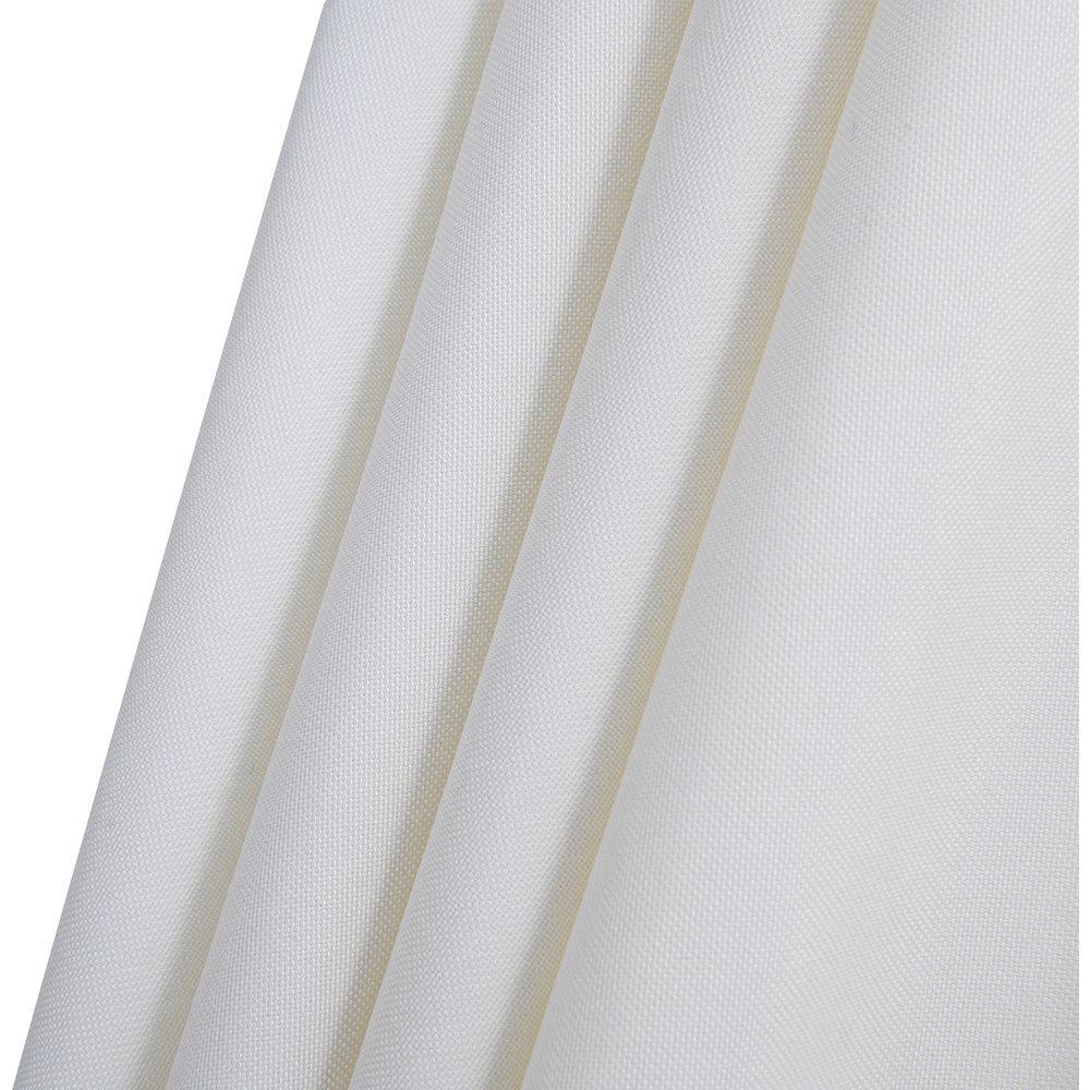 Amalfi White With Black Piping / Teak Metal Patio Umbrella with Base Sets. Picture 16