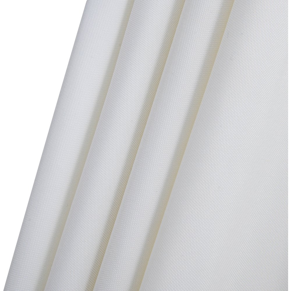 Amalfi White With Black Piping / Matte Black Metal Patio Umbrella with Base Sets. Picture 16