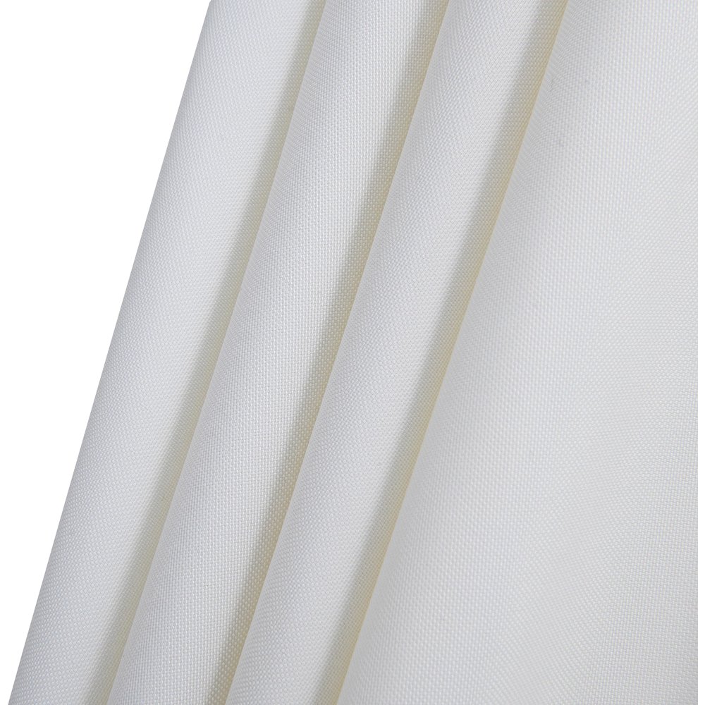 Amalfi White With Black Piping / Teak Metal Patio Umbrella with Base Sets. Picture 16