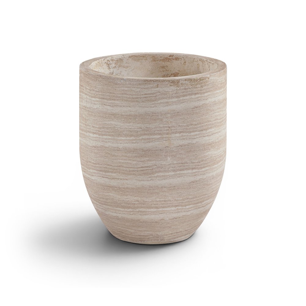 Florique Travertine Indoor / Outdoor Concrete Planter. Picture 1