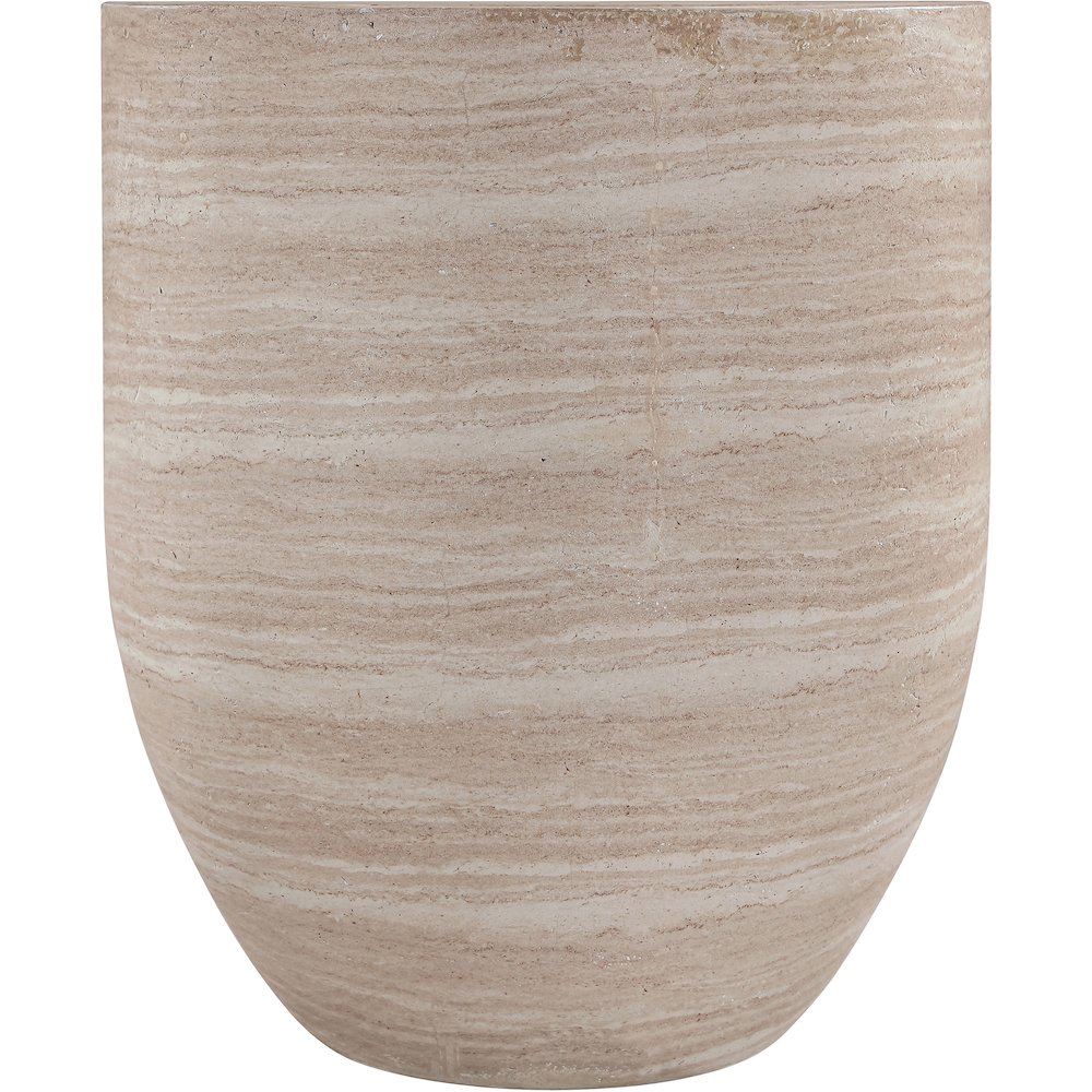 Florique Travertine Indoor / Outdoor Concrete Planter. Picture 4