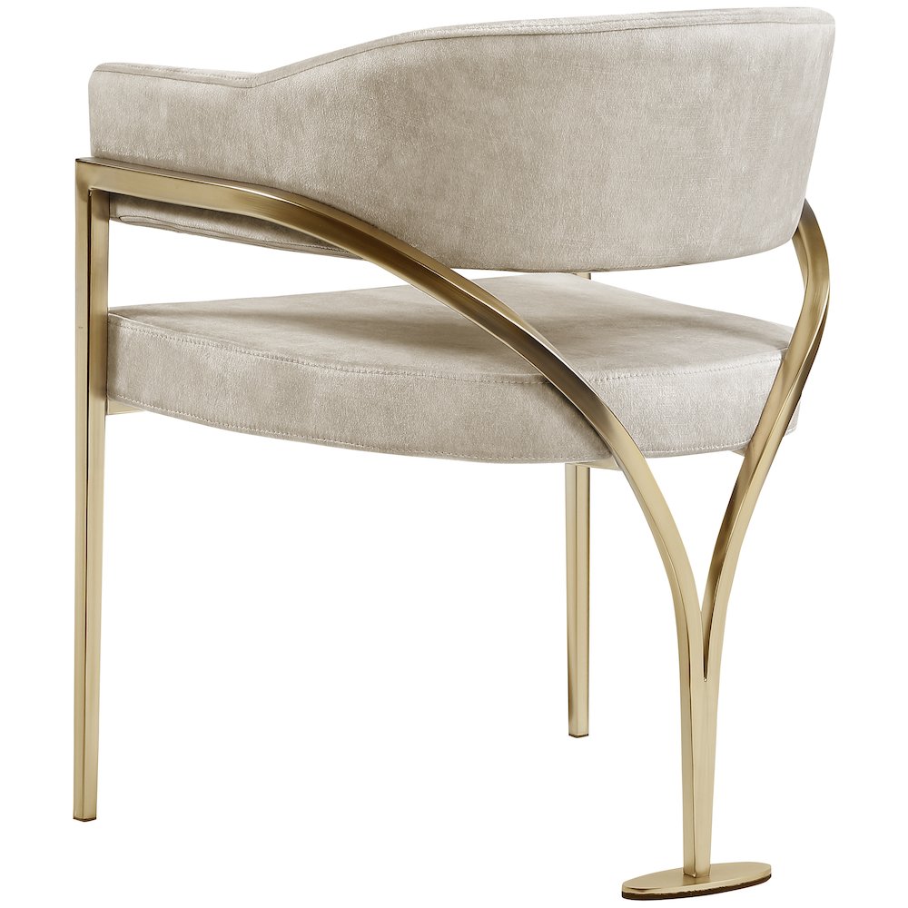 Madelyn Stone Velvet Dining Chair, Set of 2. Picture 2