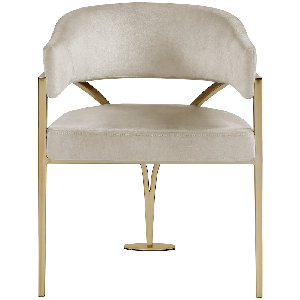 Madelyn Stone Velvet Dining Chair, Set of 2. Picture 3
