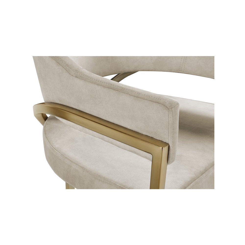 Madelyn Stone Velvet Dining Chair, Set of 2. Picture 4