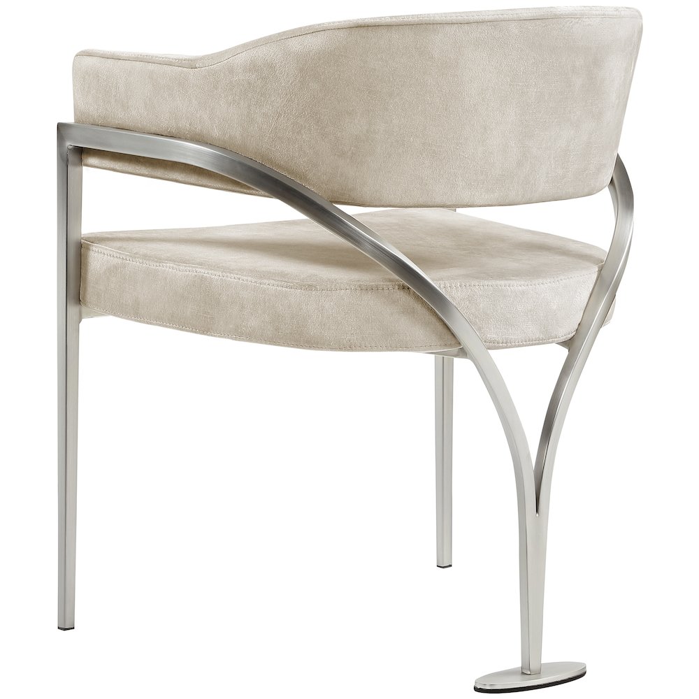 Madelyn Stone Velvet Dining Chair, Set of 2. Picture 2