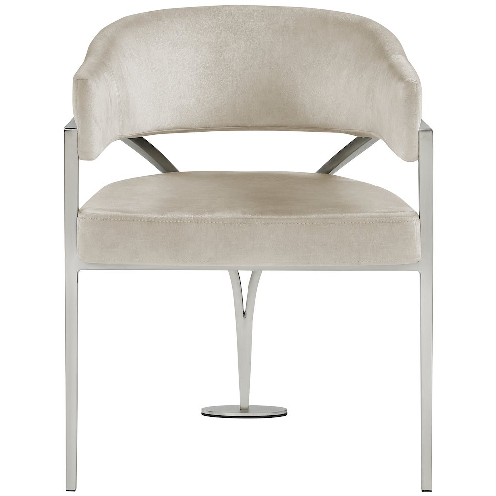 Madelyn Stone Velvet Dining Chair, Set of 2. Picture 3