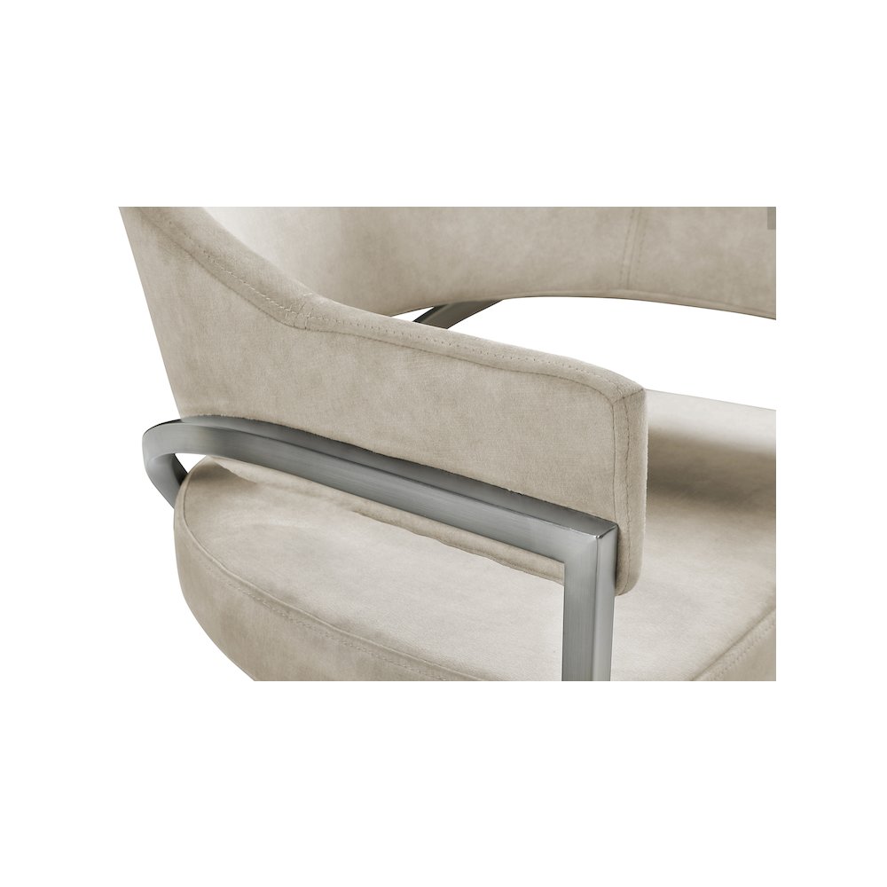 Madelyn Stone Velvet Dining Chair, Set of 2. Picture 4