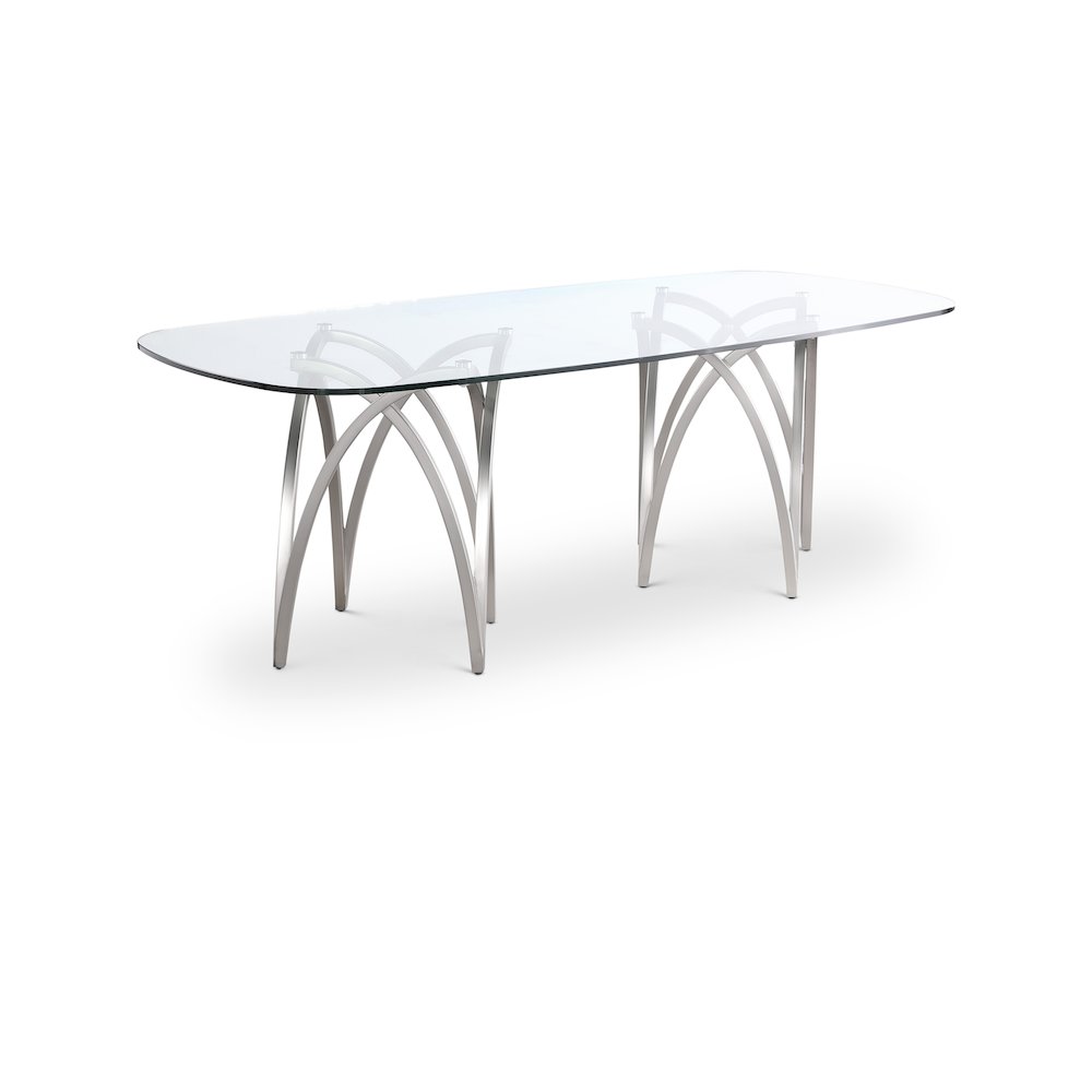 Madelyn Silver Dining Table. Picture 1