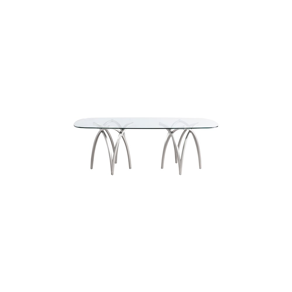 Madelyn Silver Dining Table. Picture 2