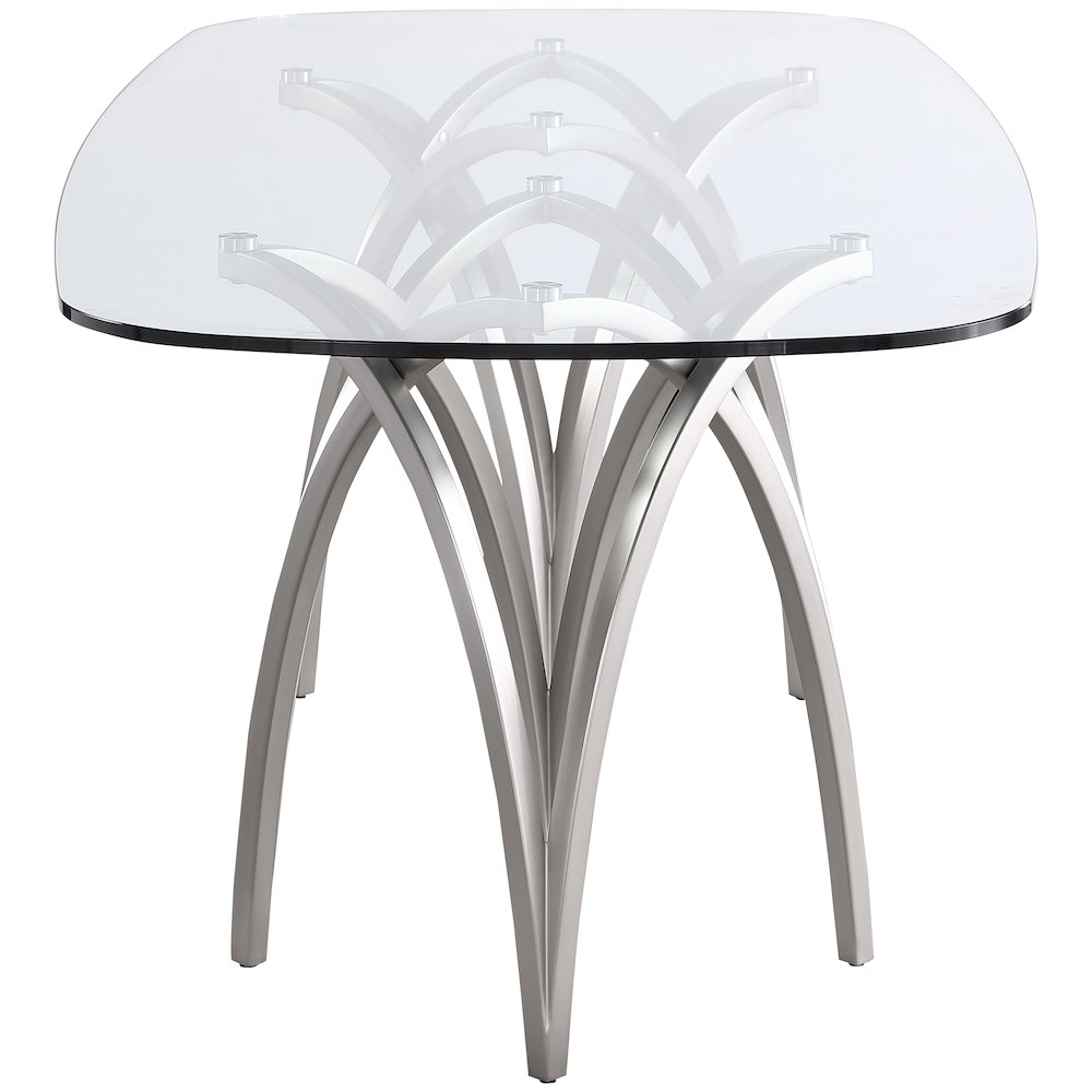 Madelyn Silver Dining Table. Picture 3
