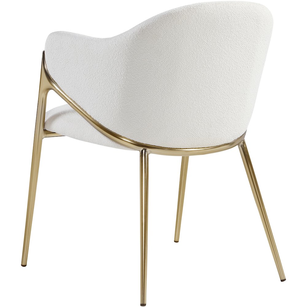 Nial Cream Boucle Fabric Dining Chair, Set of 2. Picture 2