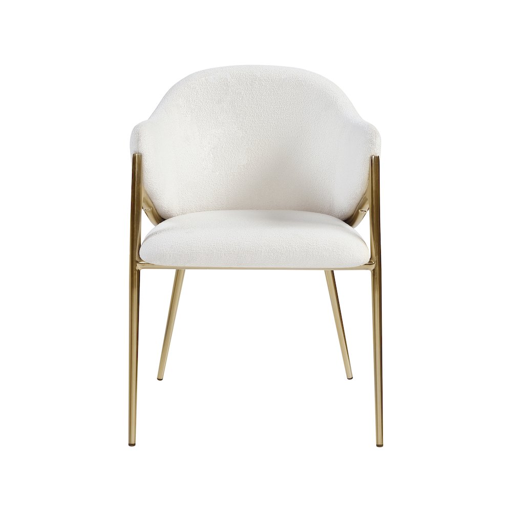 Nial Cream Boucle Fabric Dining Chair, Set of 2. Picture 3