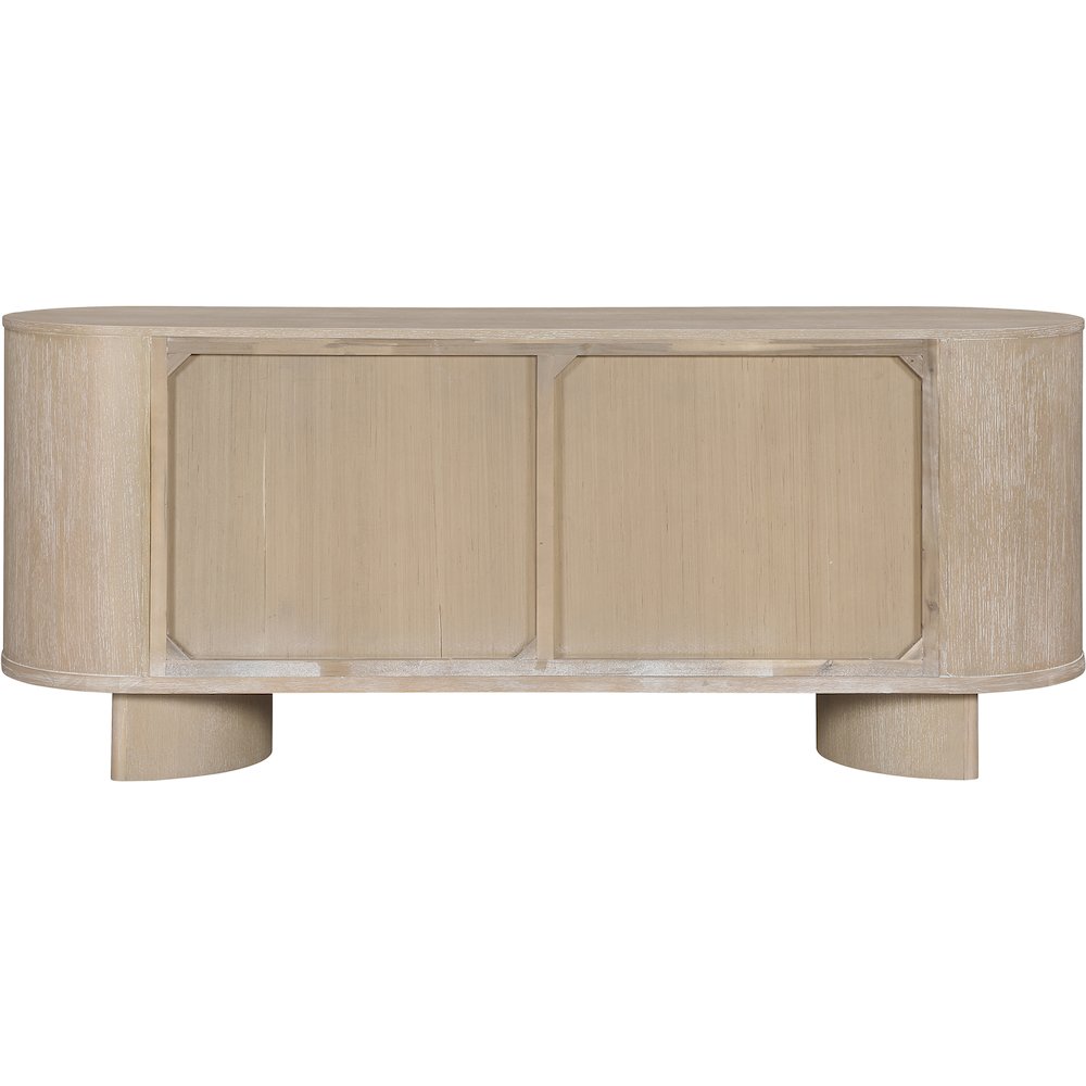 Caldra Natural Oak Veneer And Solid Wood Sideboard/Buffet. Picture 7