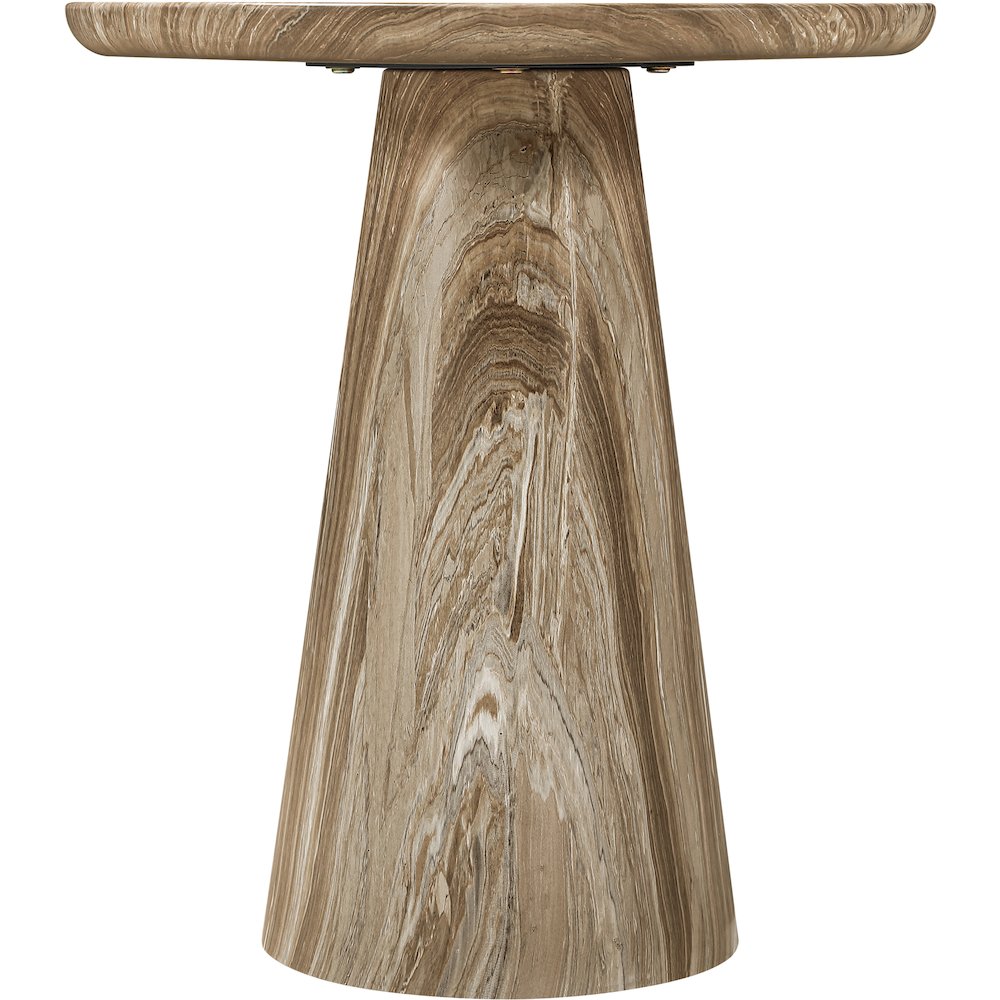 Cassino Beige Concrete Indoor/Outdoor End Table. Picture 2