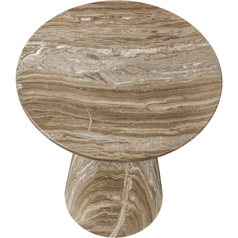 Cassino Beige Concrete Indoor/Outdoor End Table. Picture 3