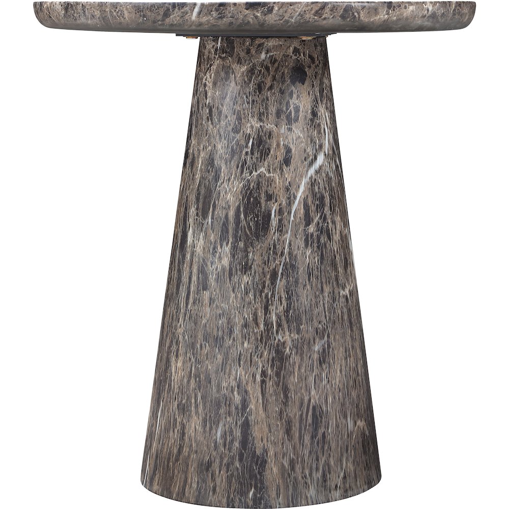 Cassino Brown Concrete Indoor/Outdoor End Table. Picture 3
