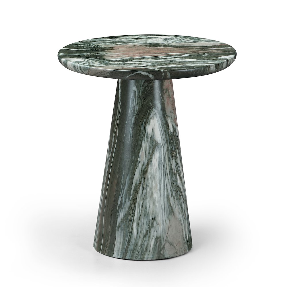 Cassino Green Concrete Indoor/Outdoor End Table. Picture 1
