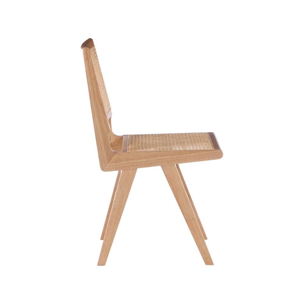 Preston Natural Wood Dining Side Chair, Set of 2. Picture 4