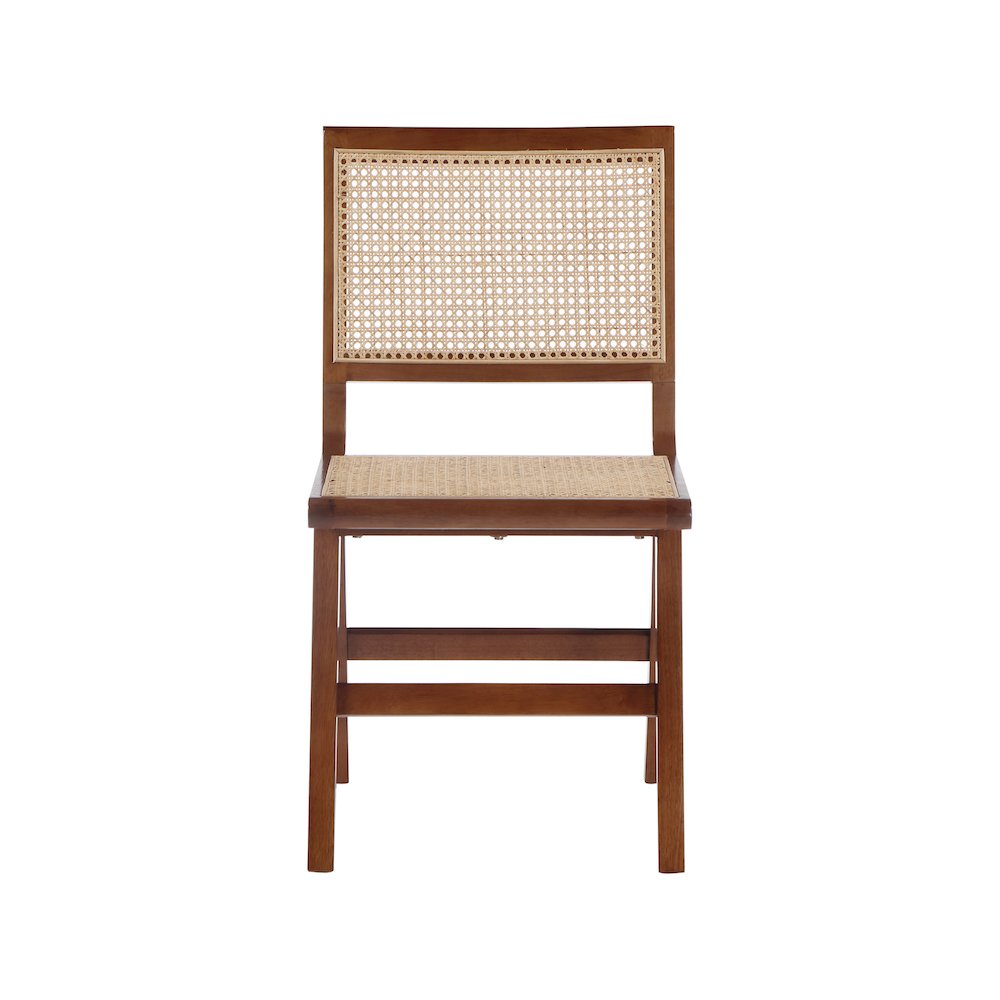 Preston Walnut Wood Dining Side Chair, Set of 2. Picture 3