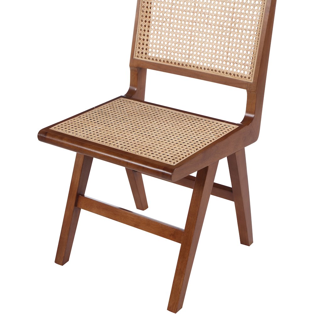 Preston Walnut Wood Dining Side Chair, Set of 2. Picture 5