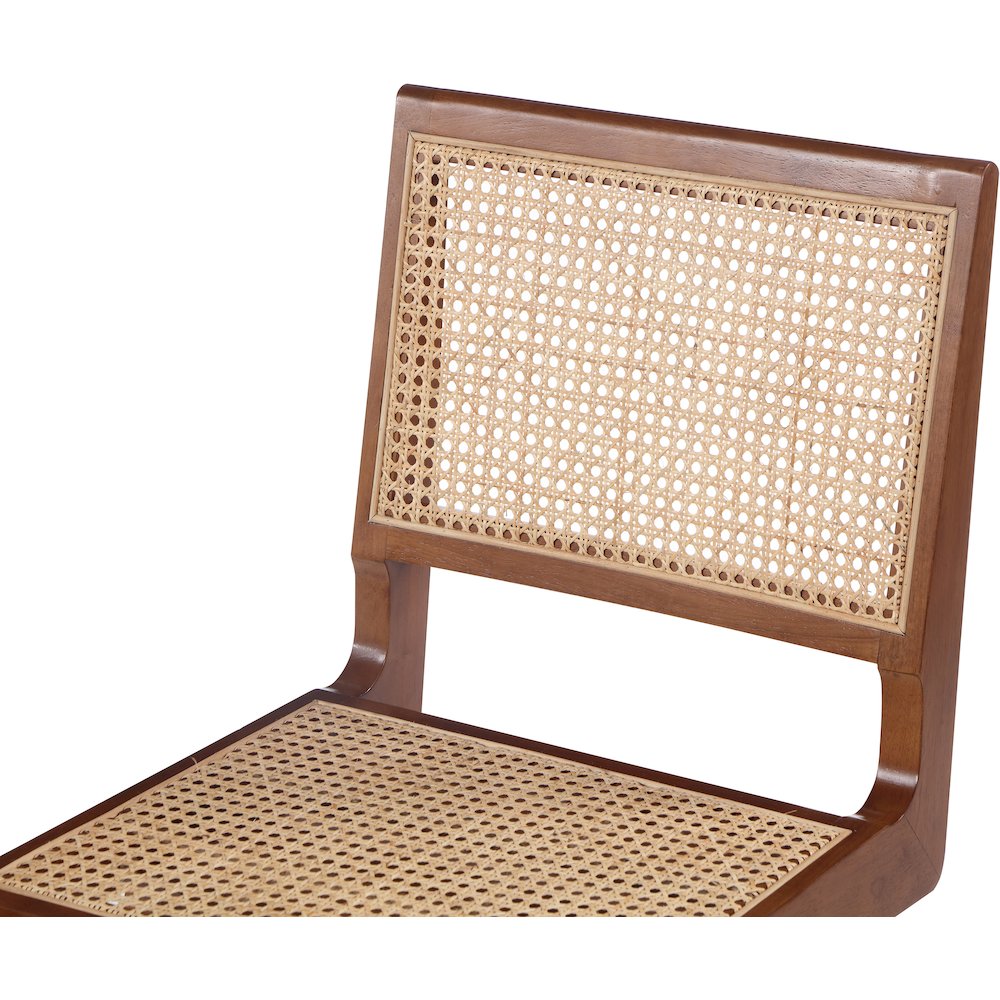 Preston Walnut Wood Dining Side Chair, Set of 2. Picture 6