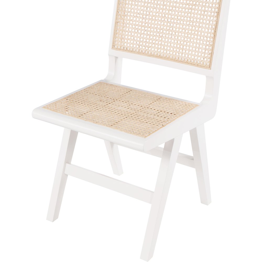 Preston White Wood Dining Side Chair, Set of 2. Picture 5
