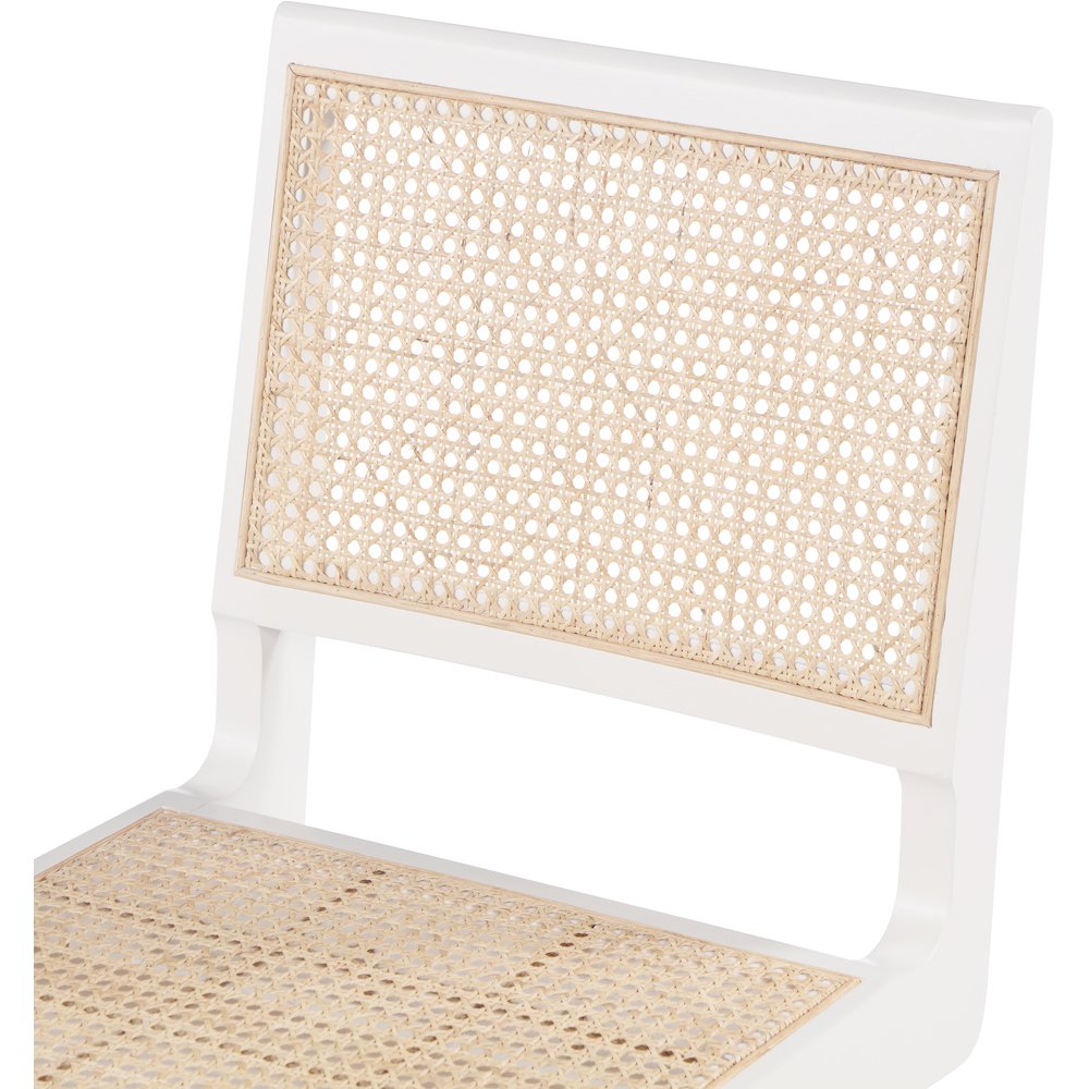 Preston White Wood Dining Side Chair, Set of 2. Picture 6