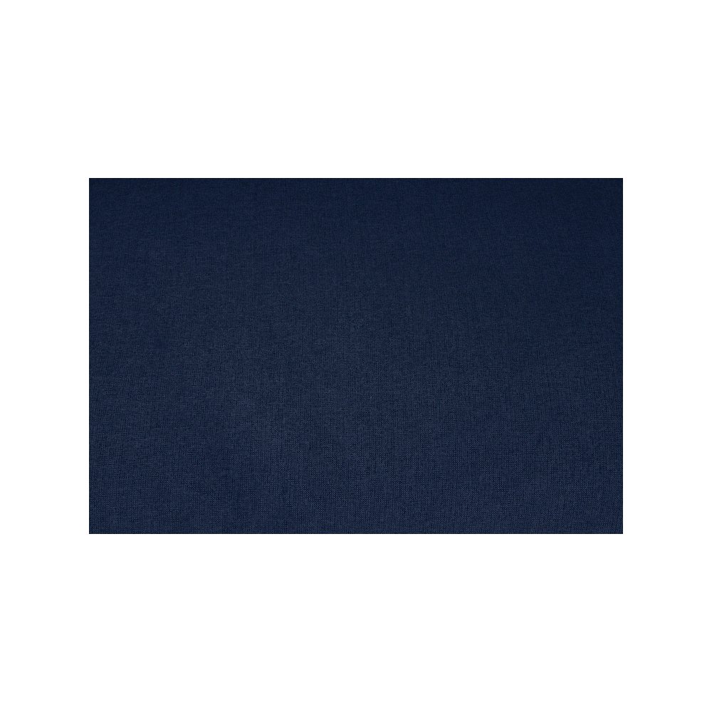 Serene Navy Linen Textured Fabric Deluxe Comfort Modular Armless Sofa. Picture 4